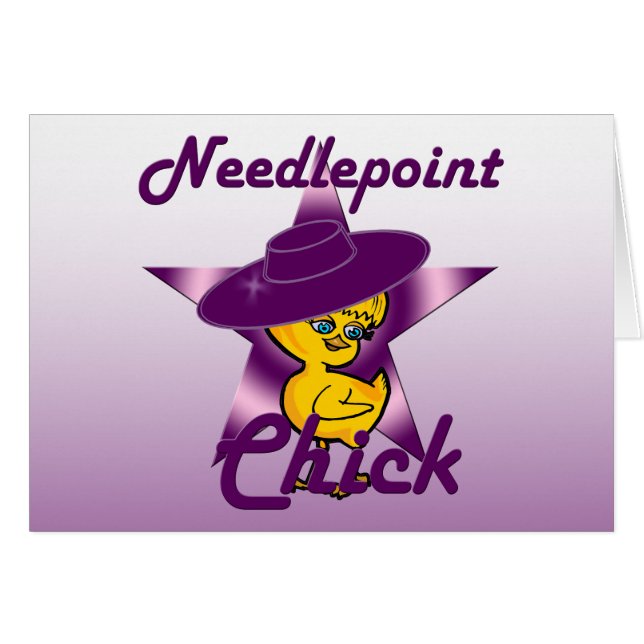 Needlepoint Chick #9 (Front Horizontal)