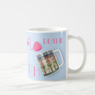 Needlepoint Personalised Ruthie Coffee Mug
