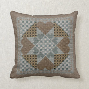 Needlepoint Throw Pillow