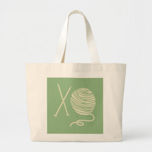 Needles and Yarn Ball Tote