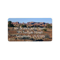 Needles from Pothole Point Trail at Canyonlands