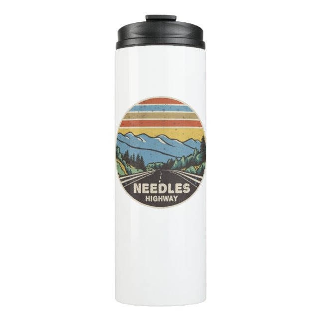 Needles Highway South Dakota Mountains Thermal Tumbler (Front)