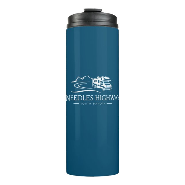Needles Highway South Dakota Recreational Vehicle Thermal Tumbler (Front)