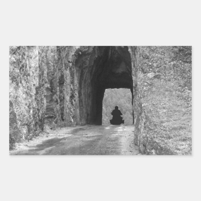Needles Highway Tunnel Rectangular Sticker (Front)