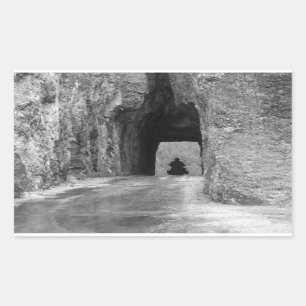 Needles Highway Tunnel Rectangular Sticker