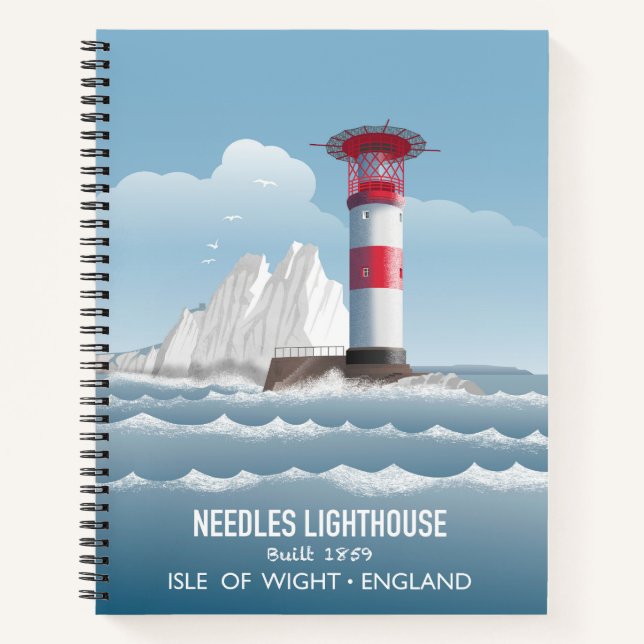 Needles Lighthouse Notebook (Front)