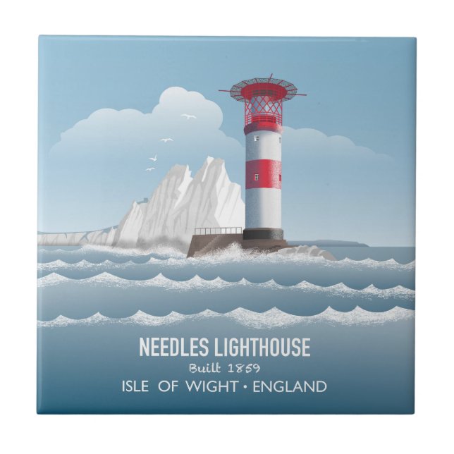 Needles Lighthouse Tile (Front)