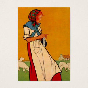 NEEDLEWORK DONE BY GIFTS GIFT TAGS BUSINESS CARDS