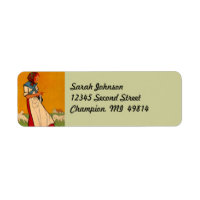 Needlework Knitting Crochet Return Address Labels