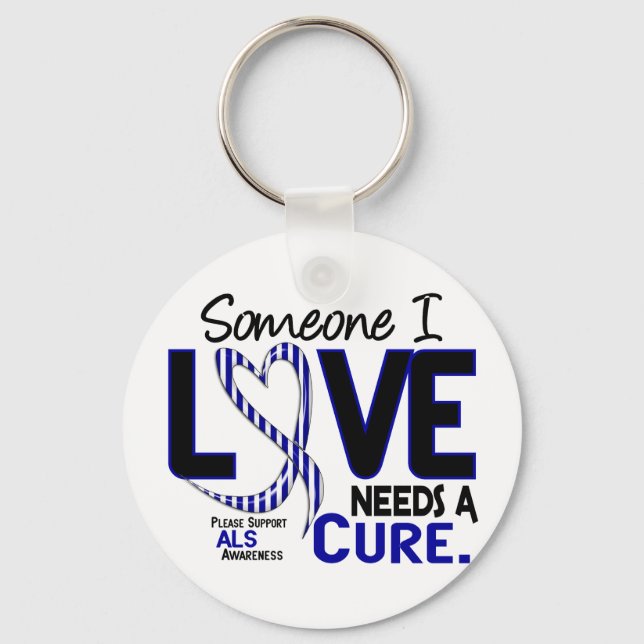 NEEDS A CURE 2 ALS KEY RING (Front)