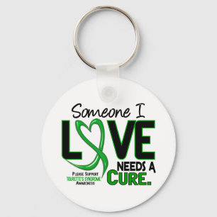 Needs A Cure 2 Tourette's Syndrome Key Ring