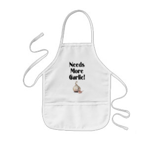 Needs More Garlic! Kids Apron