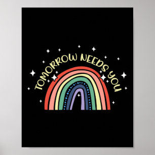 Needs You Mental Health Awareness Support  Poster