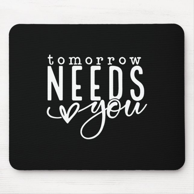 Needs You Mental Health Problems Awareness Month  Mouse Mat (Front)