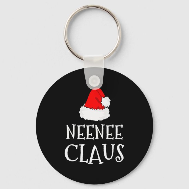 Neenee Claus Christmas Santas Pajama Family Matchi Key Ring (Front)