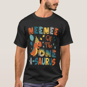 Neenee Of The One-A-Saurus 2Nd Birthday Dinosaur P T-Shirt