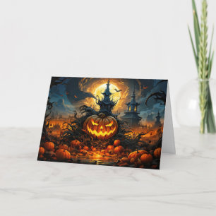 Nefarious Glowing Pumpkin After Dark Card