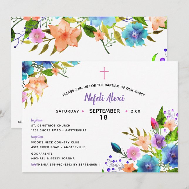 Nefeli Invitation (Front/Back)
