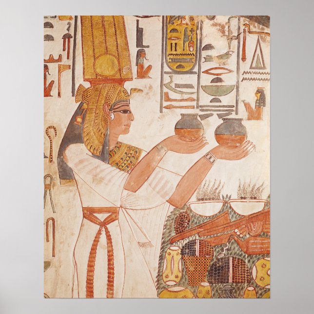 Nefertari Making an Offering Poster (Front)