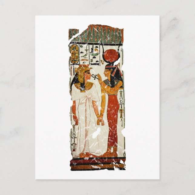 Nefertari with Isis Postcard (Front)