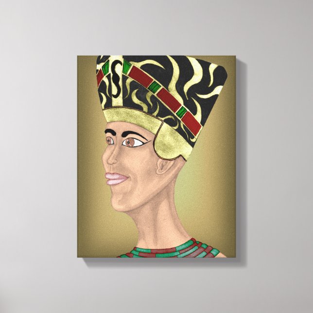 Nefertiti Bust Canvas Print (Front)