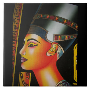 Nefertiti Egypt queen Tile