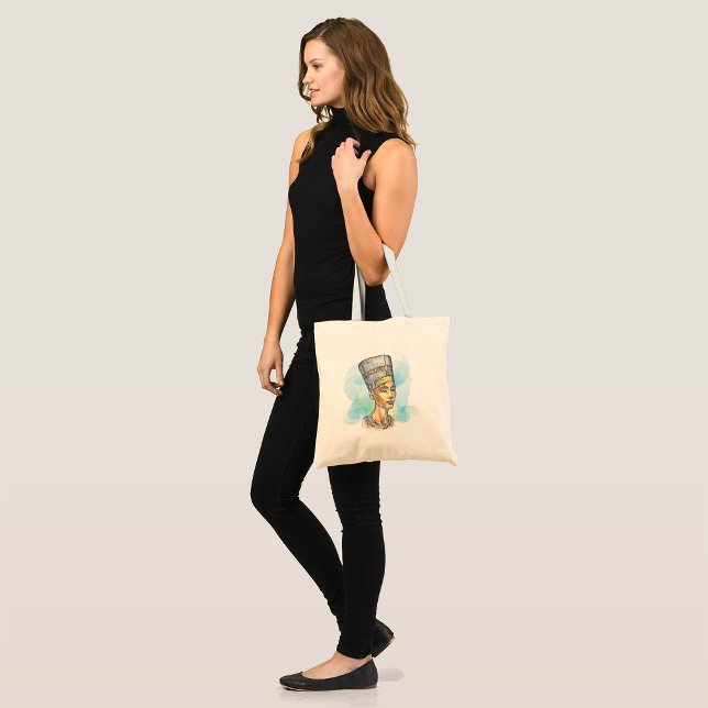 Nefertiti Illustration Tote Bag (Creator Uploaded)