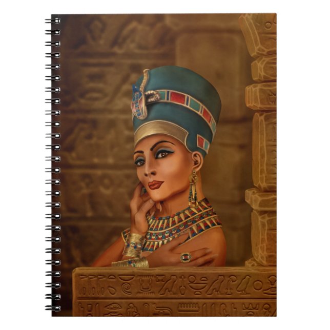 Nefertiti - Neferneferuaten the Egyptian Queen Notebook (Front)