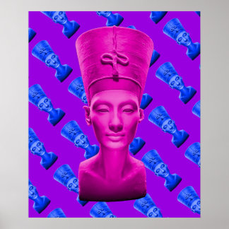 Nefertiti Pink Poster