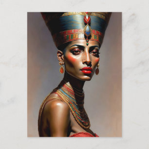 Nefertiti portrait postcard