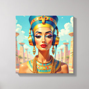 NEFERTITI QUEEN OF THE NILE 3 CANVAS PRINT
