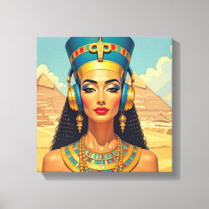 NEFERTITI QUEEN OF THE NILE 5 CANVAS PRINT