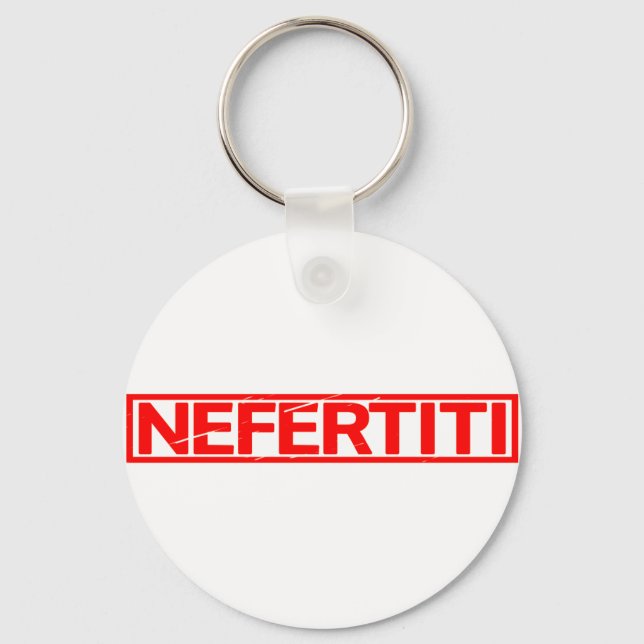 Nefertiti Stamp Key Ring (Front)