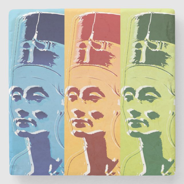 Nefertiti Stone Coaster (Front)