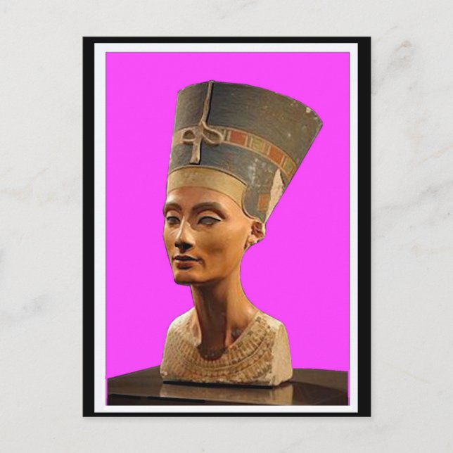 Nefertiti The Egyptian Royal Wife, Art Postcard (Front)