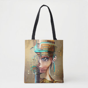 Nefertiti  tote bag