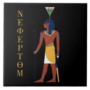 NEFERTUM EGYPTIAN GOD  TILE