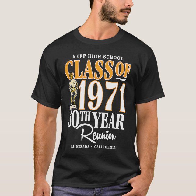 NEFF HIGH SCHOOL CLASS REUNION NHS 046 T-Shirt (Front)