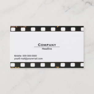 Negative Business Card