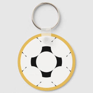 Negative Gamepad by Kenneth Yoncich Key Ring