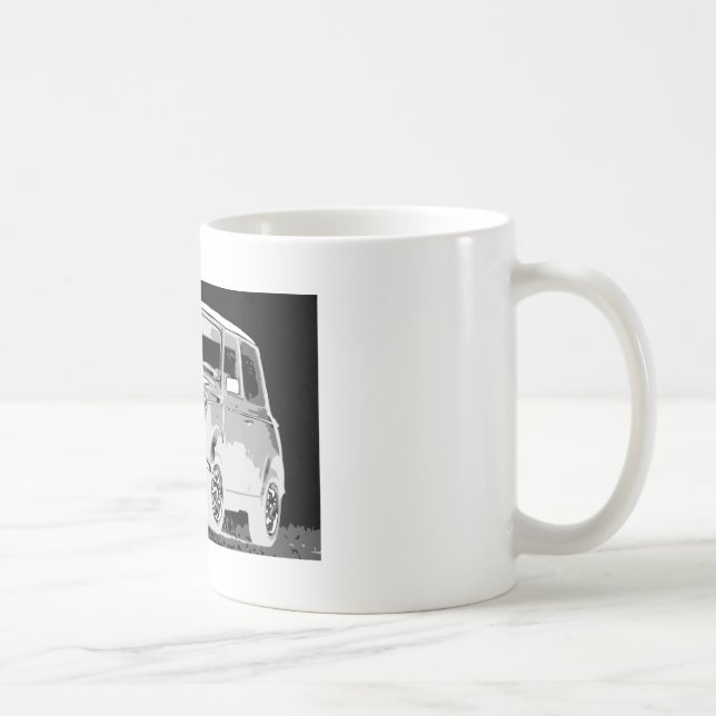 Negative Mini Coffee Mug (Right)