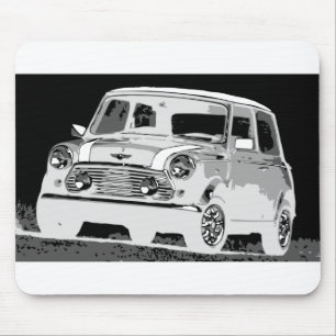 Negative Mini Pad Mouse Mat