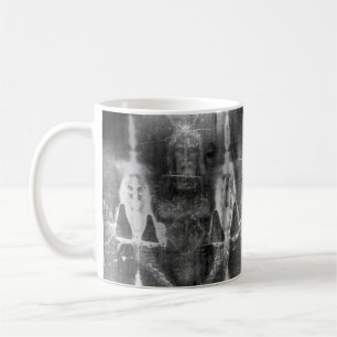 Negative Photo Shroud of Turin Crucifixion  Coffee Mug
