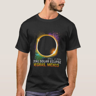 Negras Mexico Total Solar Eclipse 2024 T-Shirt