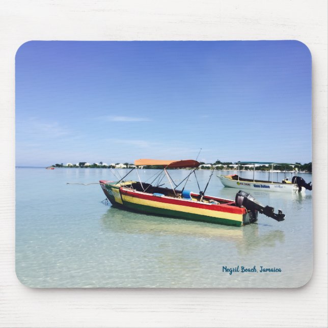 Negril Beach, Jamaica Mouse Mat (Front)
