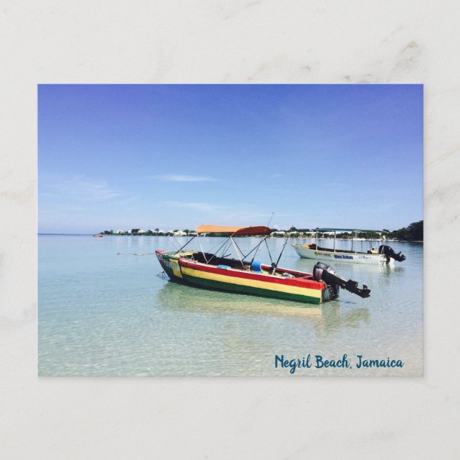 Negril Beach, Jamaica Postcard (Front)