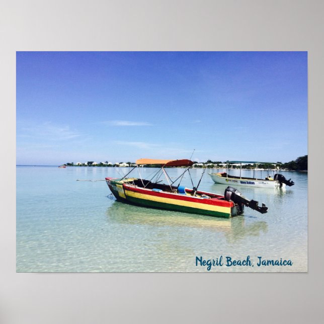 Negril Beach, Jamaica Poster (Front)