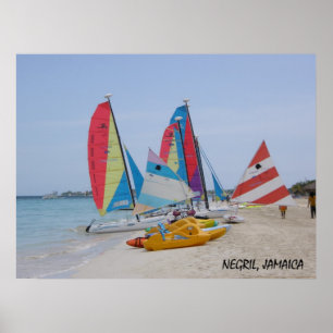 Negril, Jamaica Beach Poster