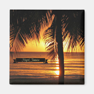 Negril, Jamaica sunset Magnet