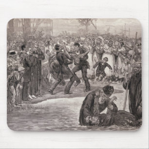 Negro Baptism in the United States Mouse Mat